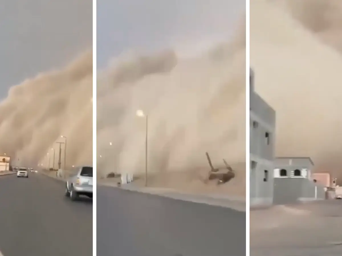 Sandstorm Hit WATCH | Massive sandstorm hits IsraeI amid raging Jerusalem wildfires