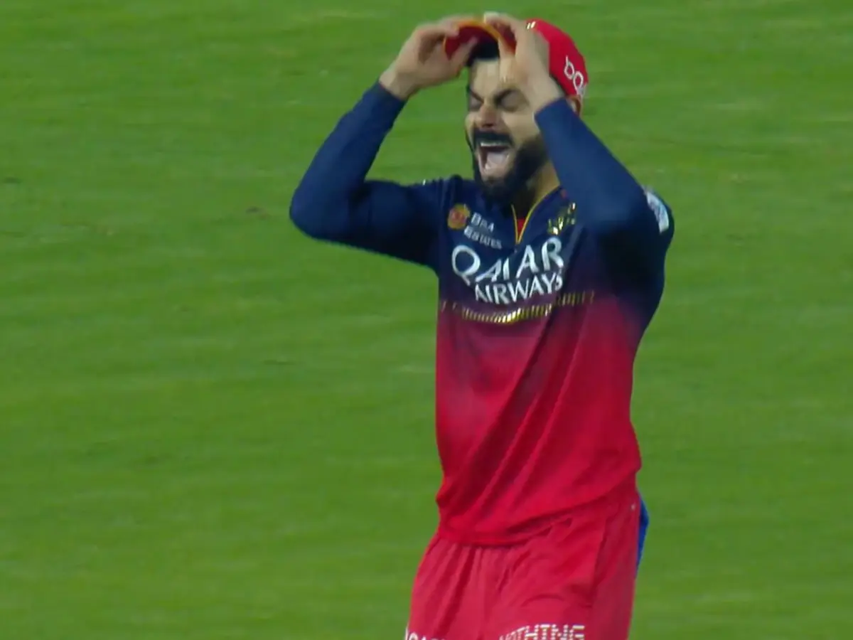 IPL 2025: Virat Kohli loses cool, throws cap in anger as Jitesh Sharma ...