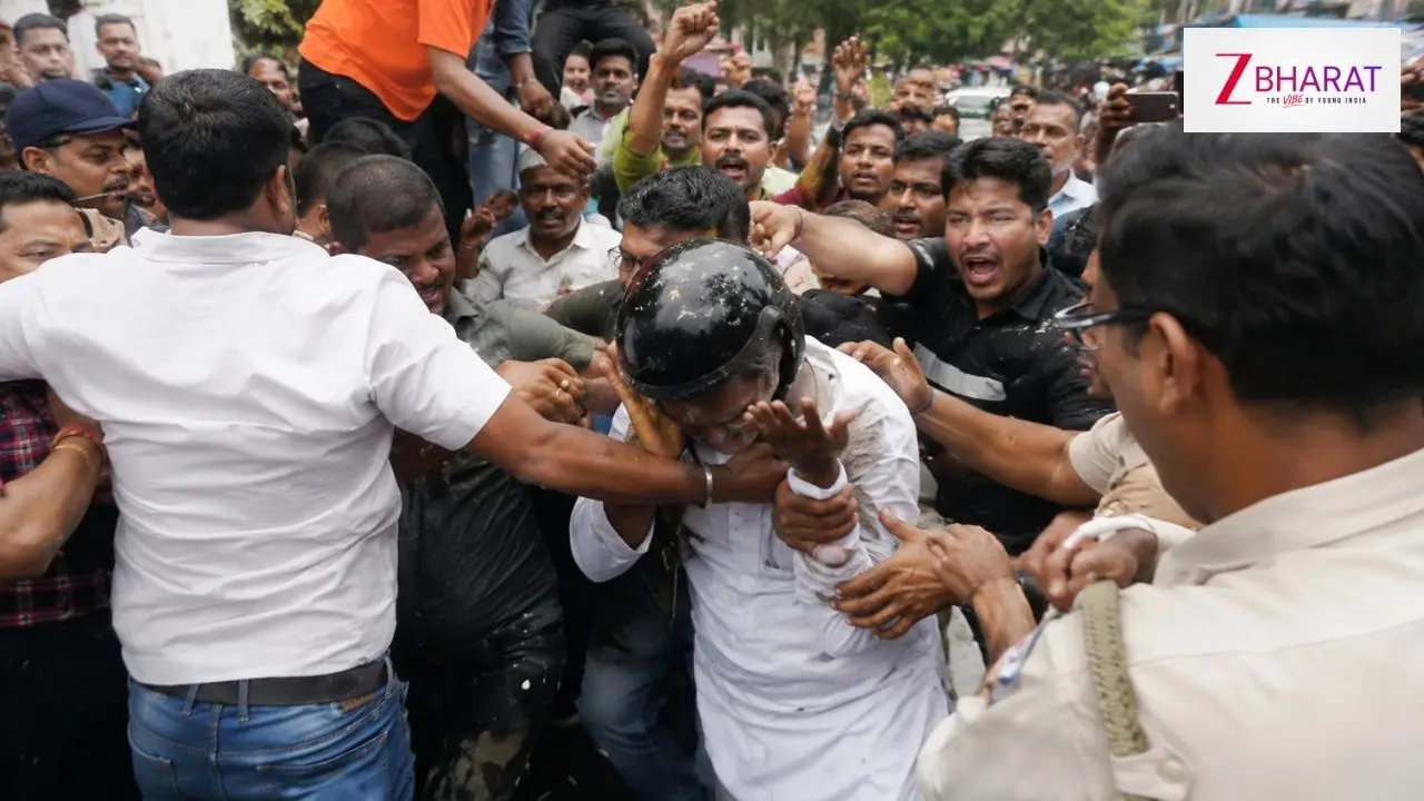 TMC के पूर्व विधायक को लात-घूंसों से पीटा और अंडे फेंके