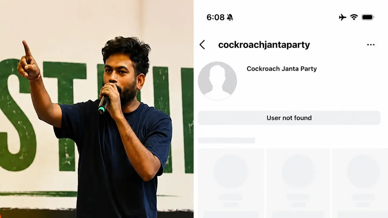 Cockroach Janta Party का इंस्टाग्राम अकाउंट हुआ डाउन, भड़के Abhijeet Dipke