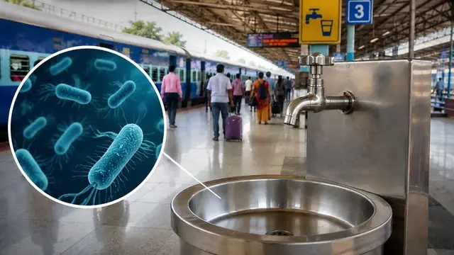 8 रेलवे स्टेशनों के पानी में मिला E. coli बैक्टीरिया, CAG की रिपोर्ट