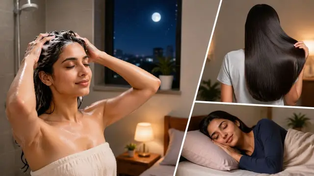 जानें रात में बाल धोने के फायदे, Silky Hair पाने का आसान तरीका
