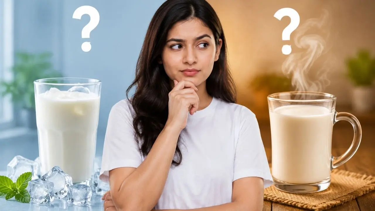 गर्मियों में ठंडा दूध पीना चाहिए या गर्म, ज्यादा फायदा किससे मिलेगा?