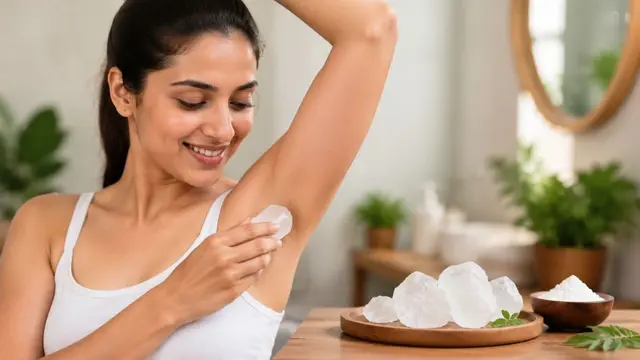 फिटकरी से दूर करें Underarm smell, गर्मी और पसीने में भी रहेंगे फ्रेश