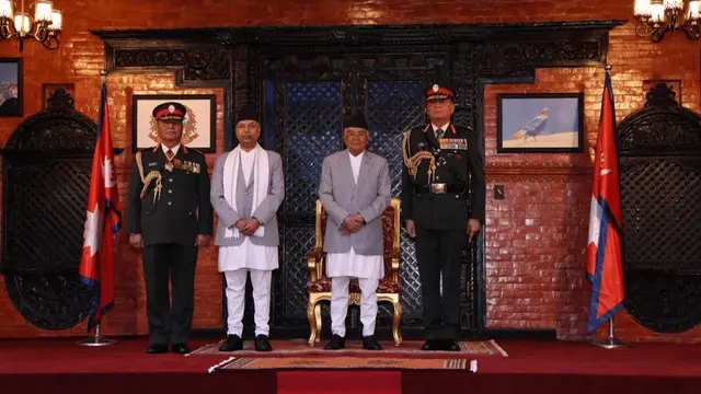 नेपाल के राष्ट्रपति ने भारत के आर्मी चीफ Dhiraj Seth को दी 'जनरल' की ऑनरेरी रैंक