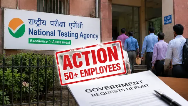 NTA के 50 से अधिक कर्मचारियों पर बड़ी कार्रवाई, गवर्नमेंट ने मांगी रिपोर्ट