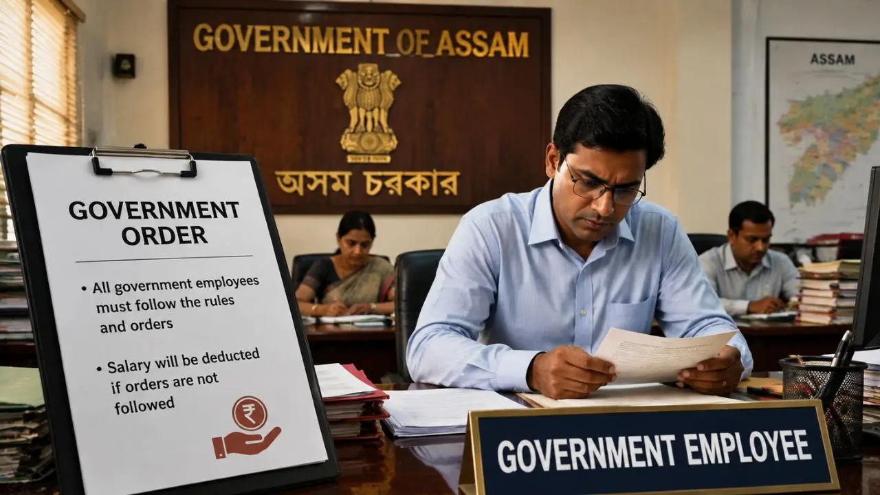 असम सरकार ने सरकारी कर्मचारियों के लिए बनाए नियम, आदेश नहीं मानने पर कटेगी सैलरी