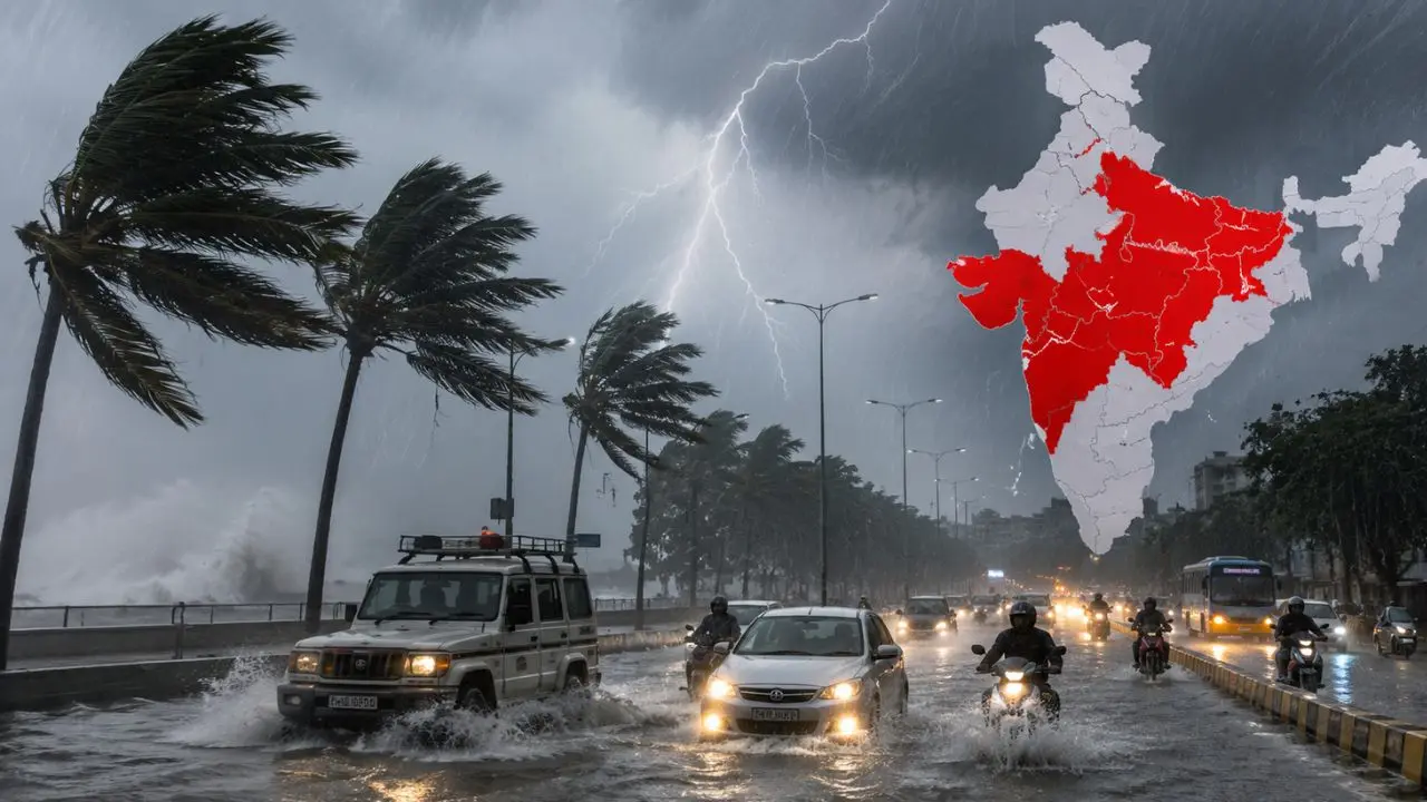 Weather Update: UP समेत 18 राज्यों में आंधी-तूफान के साथ भारी बारिश का Red Alert