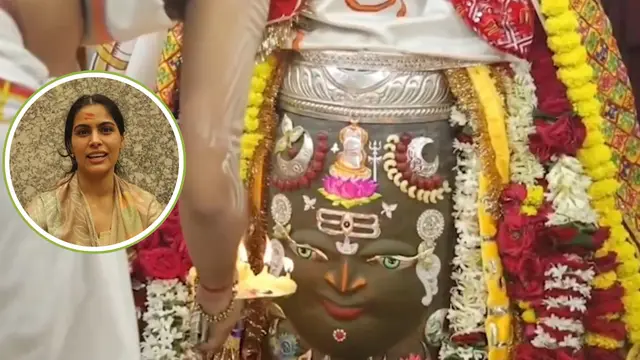 महाकाल के दरबार में ओलंपियन मनु भाकर ने टेका मत्था, भस्म आरती में हुईं शामिल