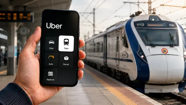 अब Uber से बुक होगा ट्रेन टिकट, PNR भी देख सकेंगे
