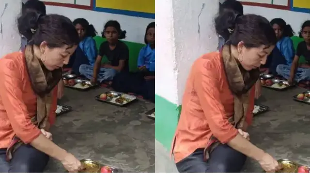 DM ने स्कूल के बच्चों के साथ बैठकर खाया Mid Day Meal, बिहार से आई खूबसूरत तस्वीर