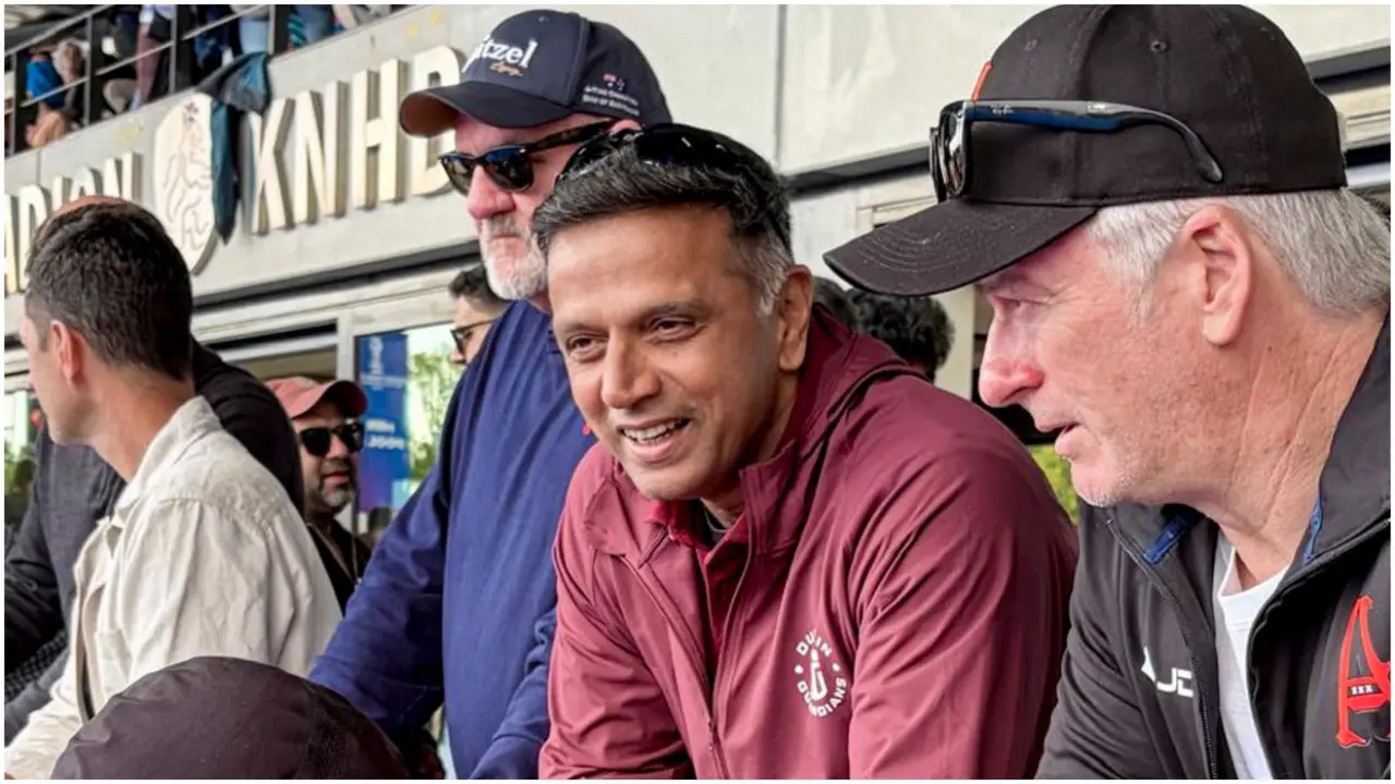 Dravid, Steve Waugh, और Abhishek Bachchan ने देखा भारत-नीदरलैंड मुकाबला