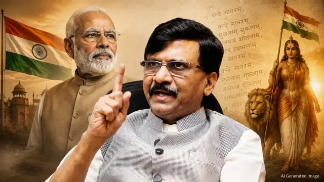 वंदे मातरम् को बिना टेलीप्रॉम्पटर के पूरा गा के दिखाएं पीएम...; Sanjay Raut