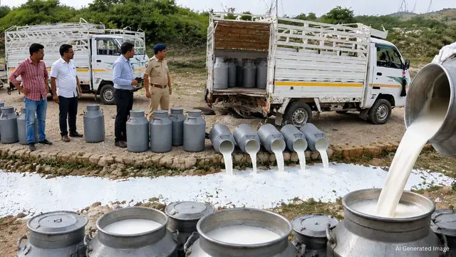 जामनगर की एक फैक्ट्री में 7 हजार लीटर से ज्यादा मिलावटी दूध पकड़ा गया