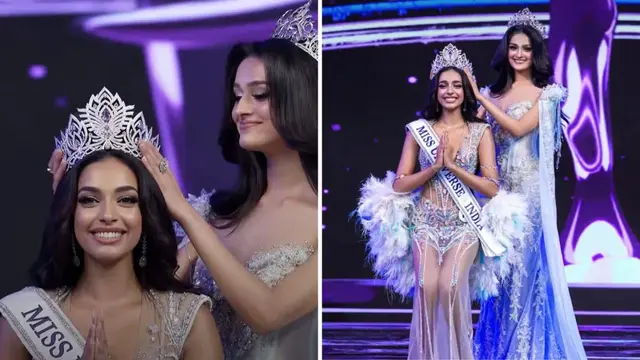 काजिया लिज मेजो बनीं Miss Universe India 2026, 52 कंटेस्टेंट्स को हराकर पहना ताज