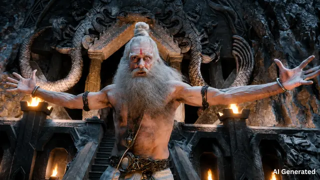 MAHAKALI से अक्षय खन्ना का पहला लुक आउट, शुक्राचार्य के रूप में आए नजर