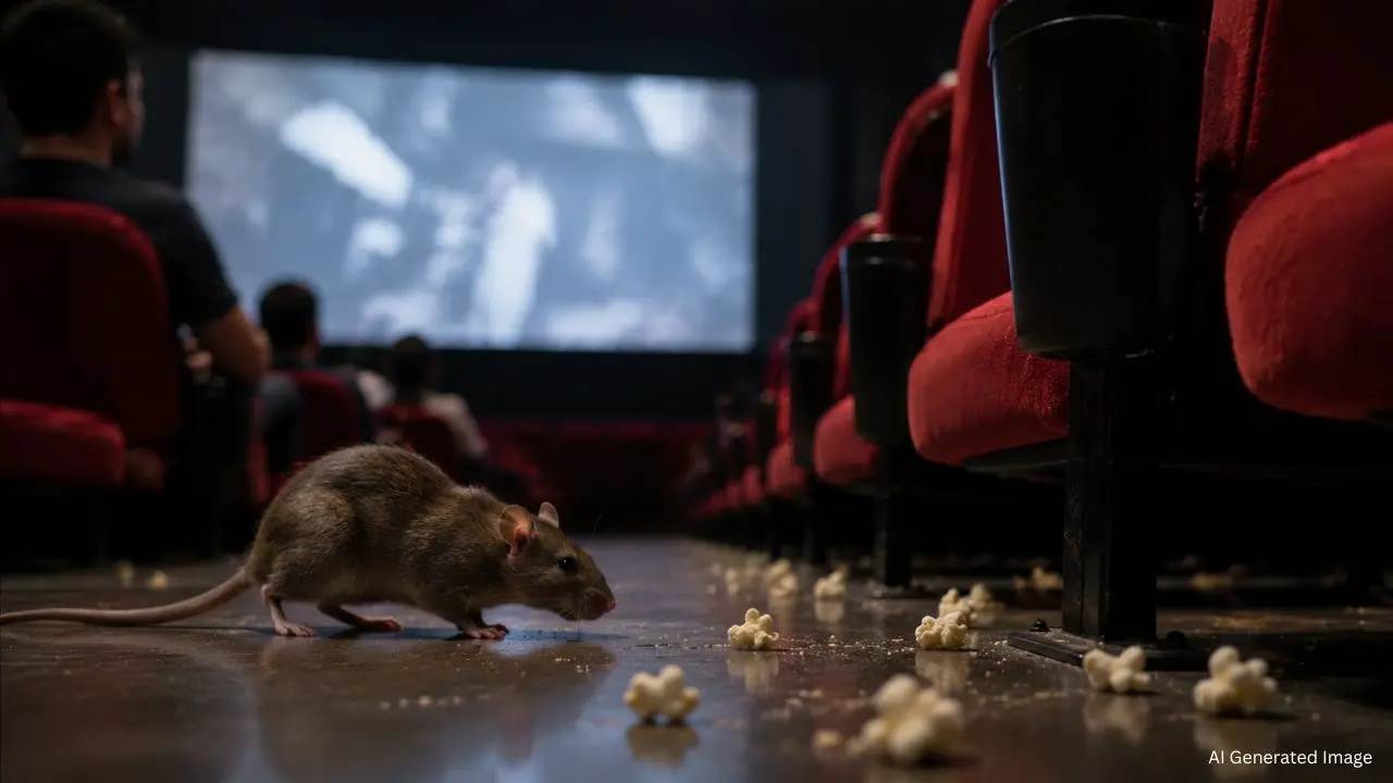 फिल्म देखते हुए व्यक्ति को चूहे ने काटा तो Theater को भरने पड़े ₹18000