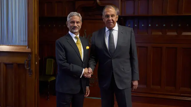 रूसी राष्ट्रपति Putin के बाद विदेश मंत्री लावरोव से की एस जयशंकर ने मुलाकात