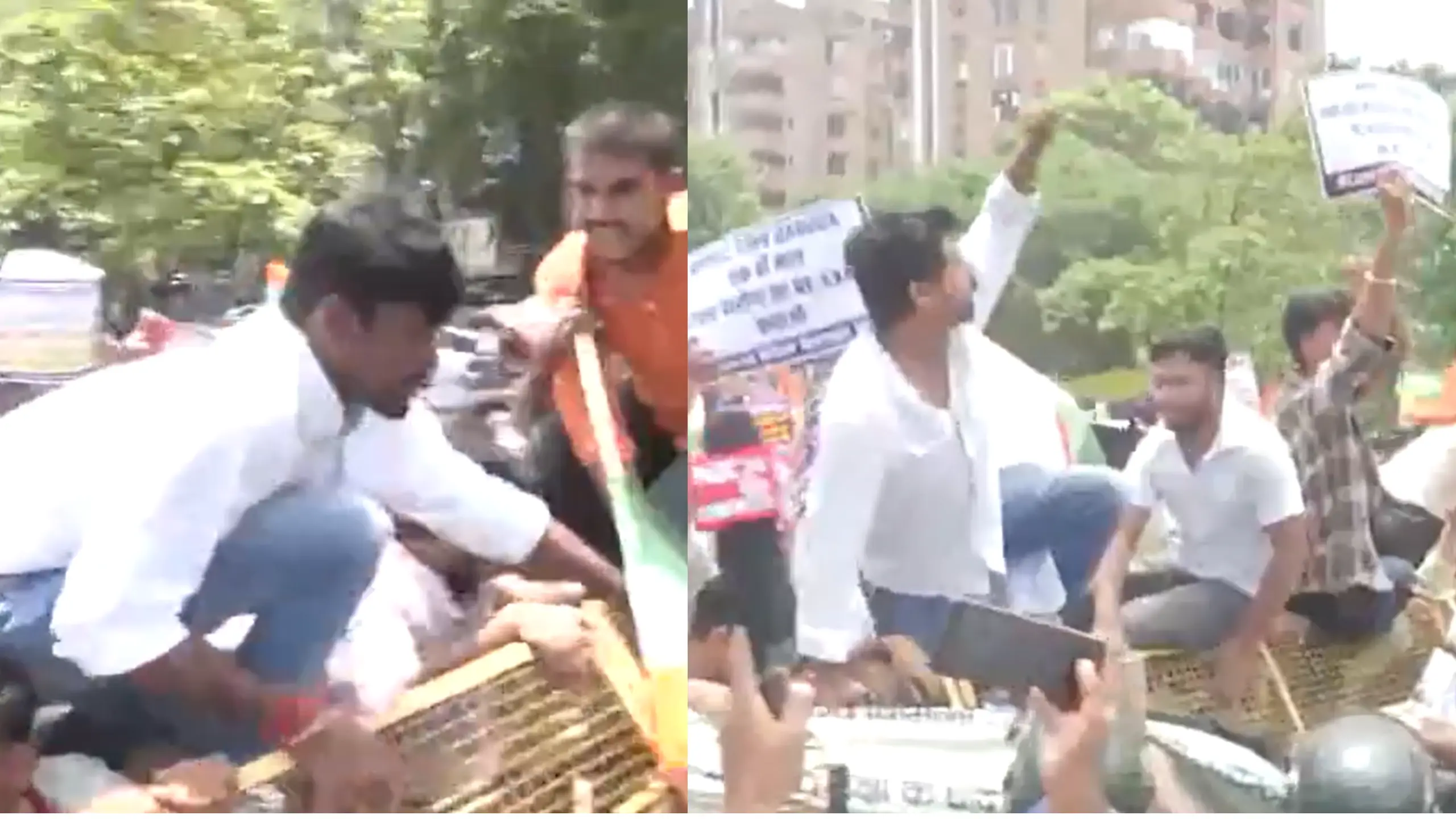 Patna में बैरिकेडिंग तोड़ CM आवास की ओर बढ़े Students, जमकर हंगामा