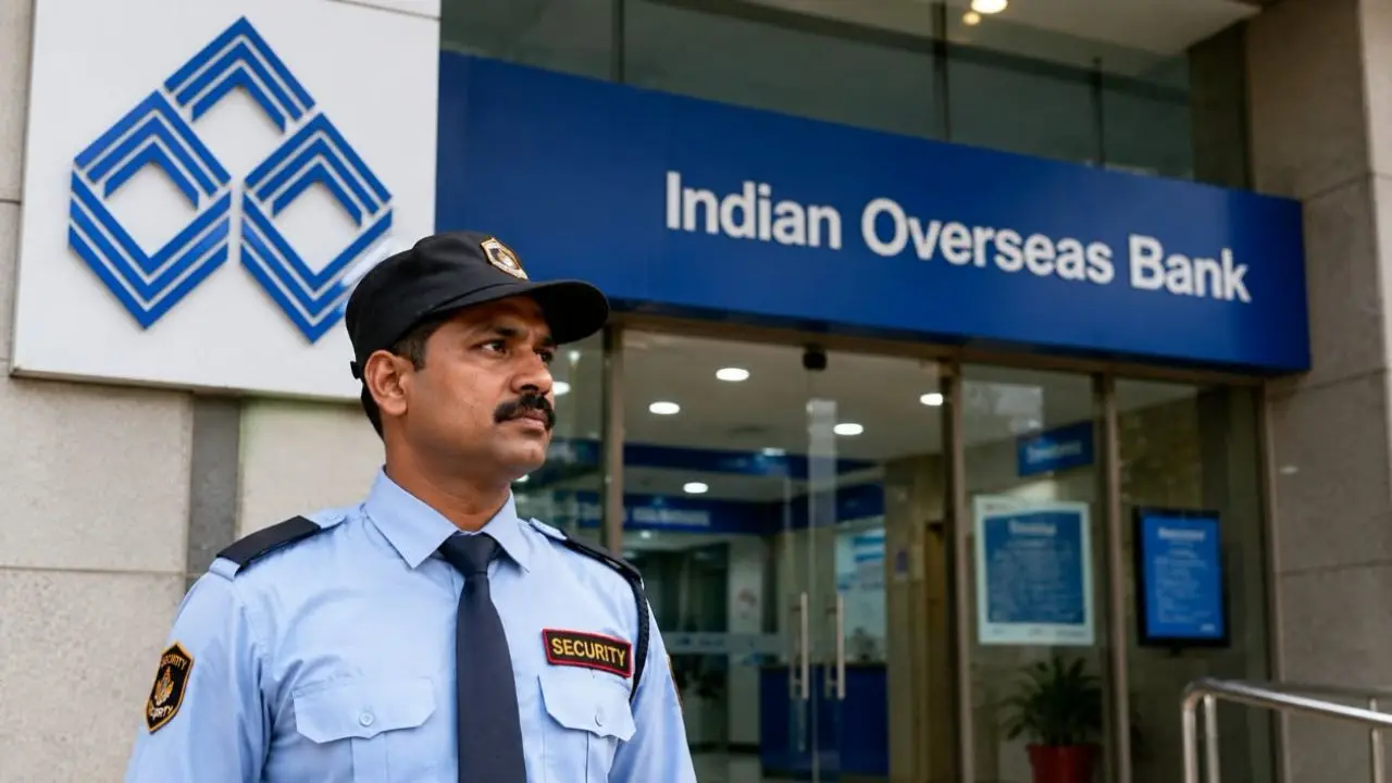 इंडियन ओवरसीज बैंक में निकली Security Guard की वैकेंसी, जानें पूरी डिटेल