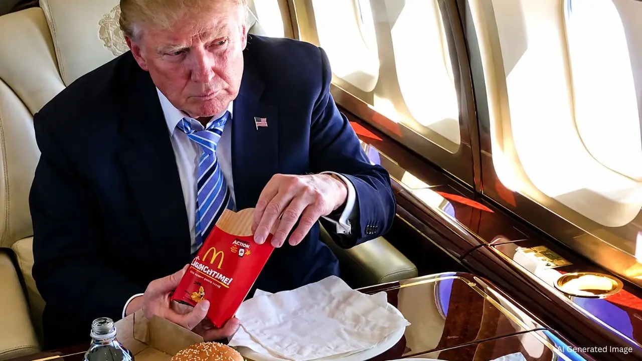 3 सालों में 97 से 108 kg के हुए President Trump, जंक फूड्स खाने की है पुरानी आदत
