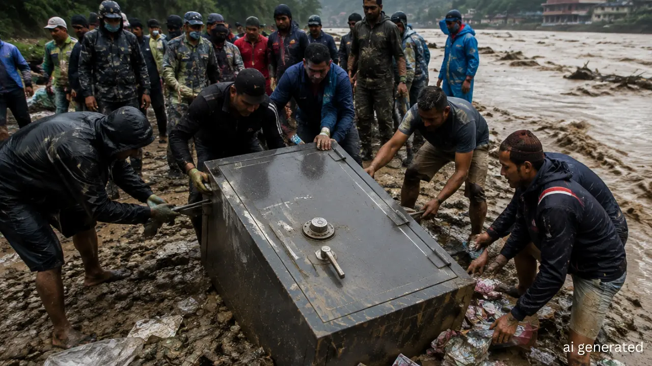 Nepal बाढ़ में बहे बैंक सेफ पर डाका, तिजोरी तोड़कर ₹92 लाख ले उड़े बदमाश