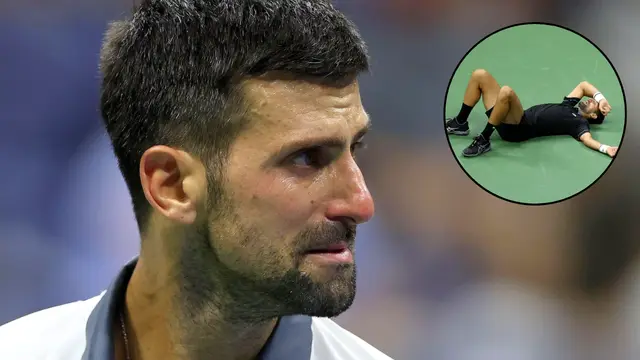 US ओपन के 1st राउंड में बाहर हुए Novak Djokovic, नहीं रोक पाए आंसू