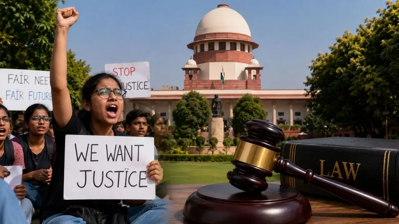 NEET Protesters के खिलाफ Supreme Court में आज सुनवाई, FIR खारिज करने की अपील