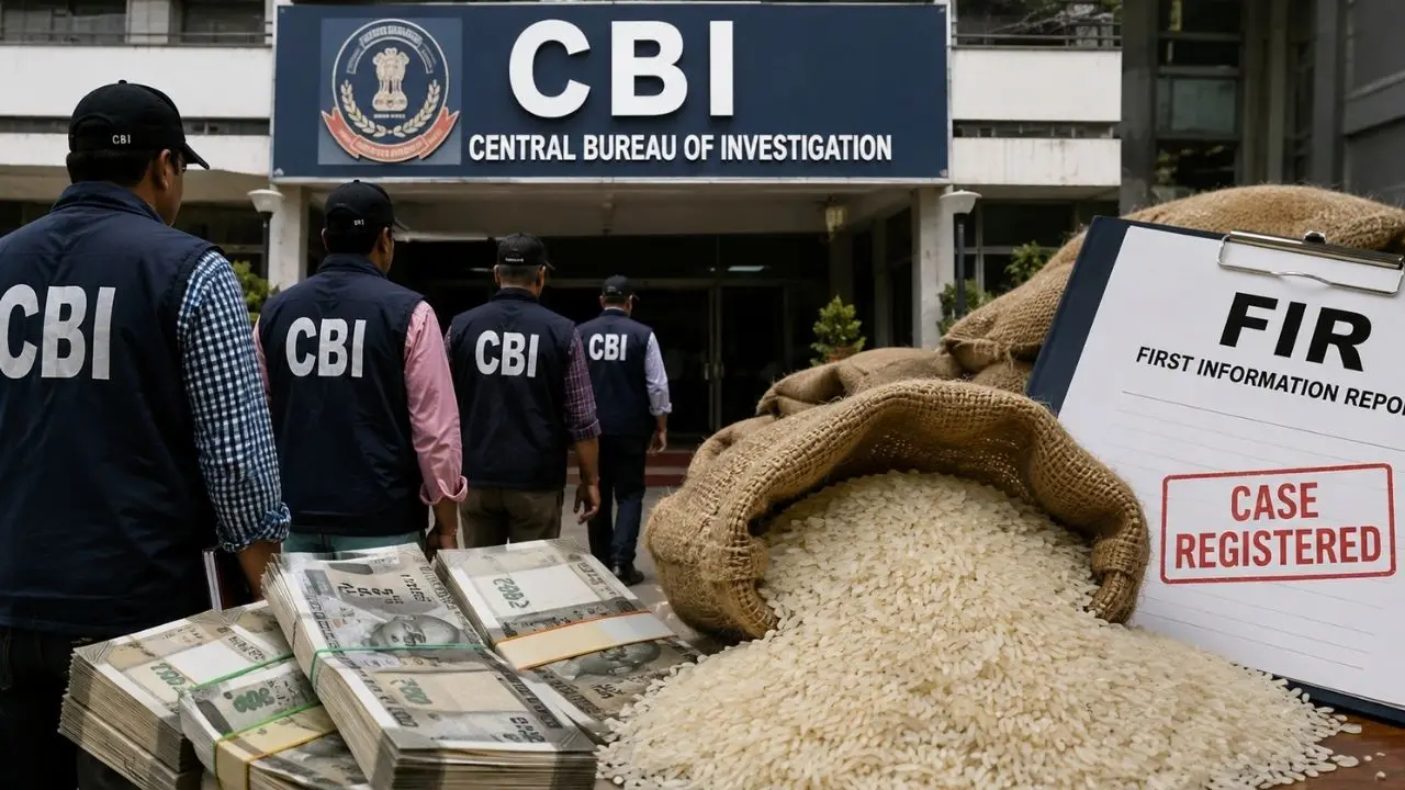 ₹28.87 करोड़ के Rice Scam में CBI का एक्शन, 8 लोगों पर केस दर्ज