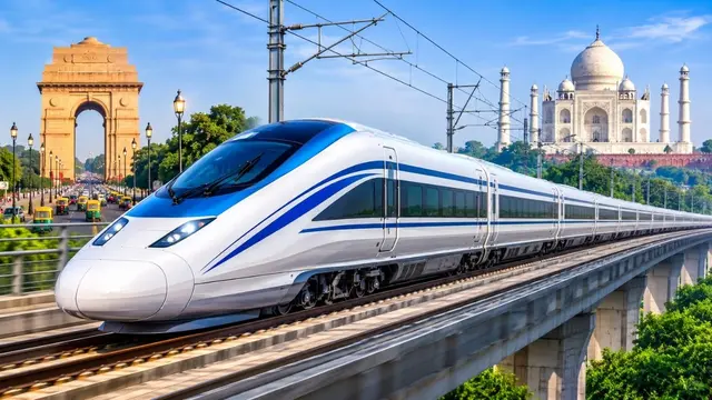 58 मिनट में Agra और 2 घंटे में लखनऊ! Delhi से इन शहरों के लिए चलेगी बुलेट ट्रेन