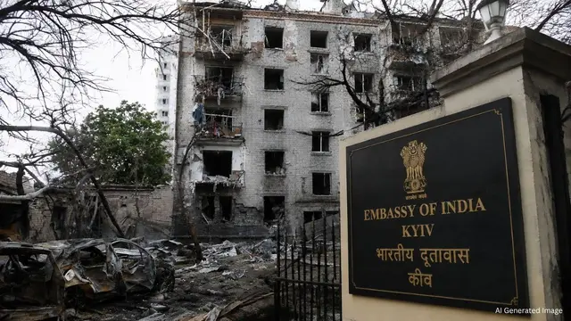 रूस हमले में 1 भारतीय की मौत, शव को भारत वापस लाने की कोशिश में Indian Embassy