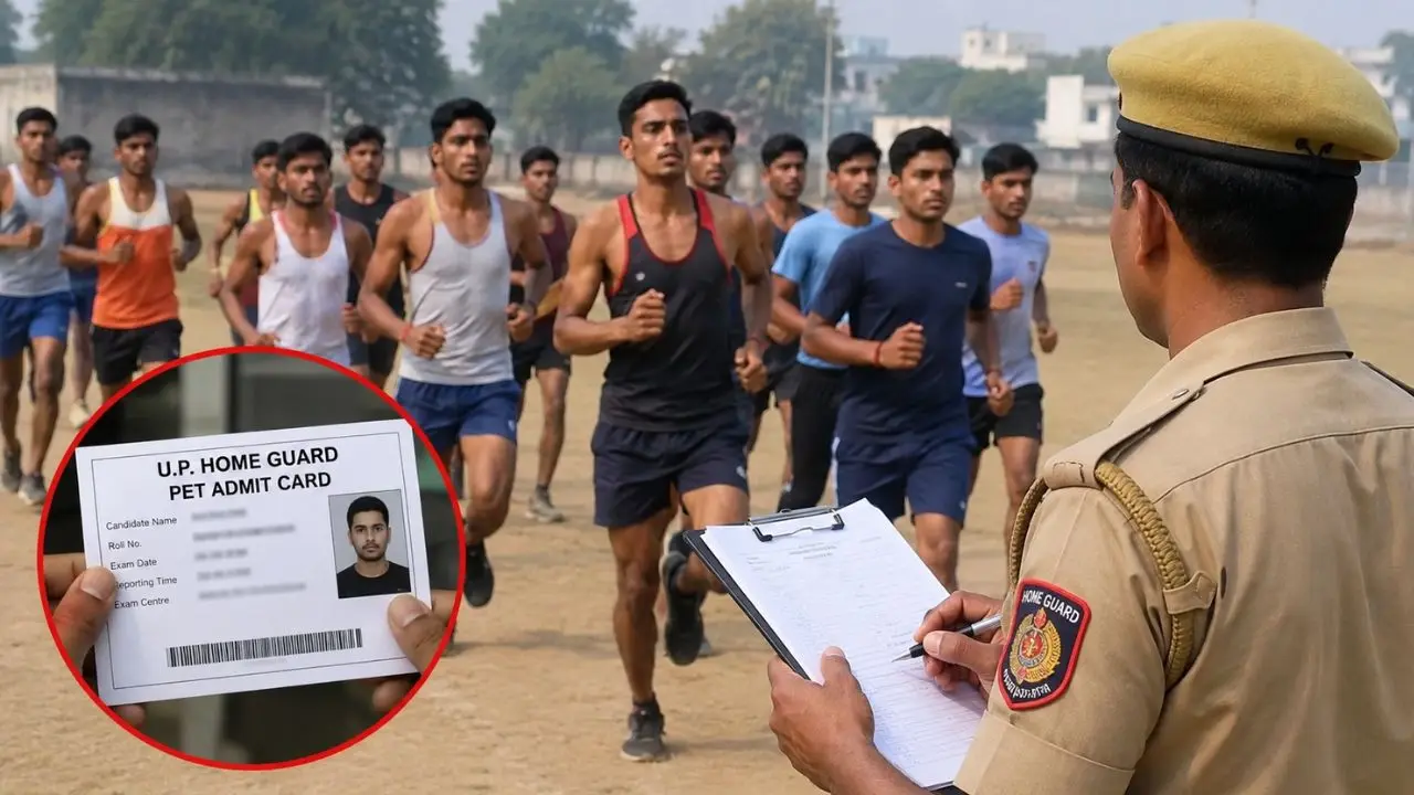 UP Home Guard PET एडमिट कार्ड जारी, 8 सितंबर से फिजिकल टेस्ट शुरू