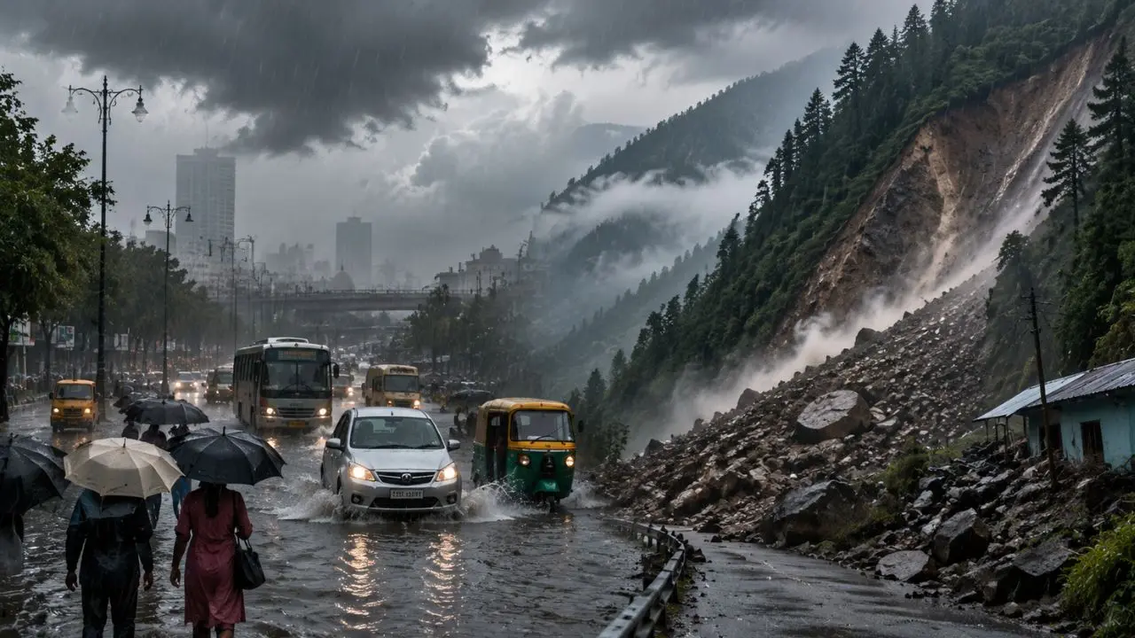 Weather Alert: 13 राज्यों में भारी बारिश, पहाड़ों में लैंडस्लाइड का बढ़ा खतरा