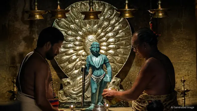 Tamil Nadu के मंदिर में CCTV कैमरा पर पेंट लगाकर करोड़ों की मूर्ती चोरी