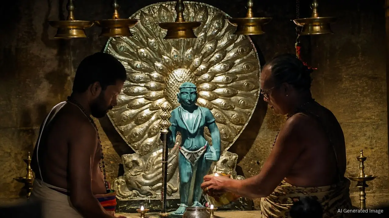 Tamil Nadu के मंदिर में CCTV कैमरा पर पेंट लगाकर करोड़ों की मूर्ती चोरी