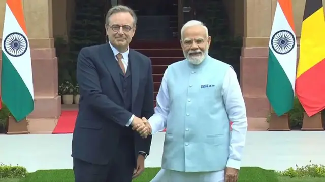 दिल्ली में Belgium के प्रधानमंत्री से मिले PM Modi, रक्षा संबंधों पर दिया जोर