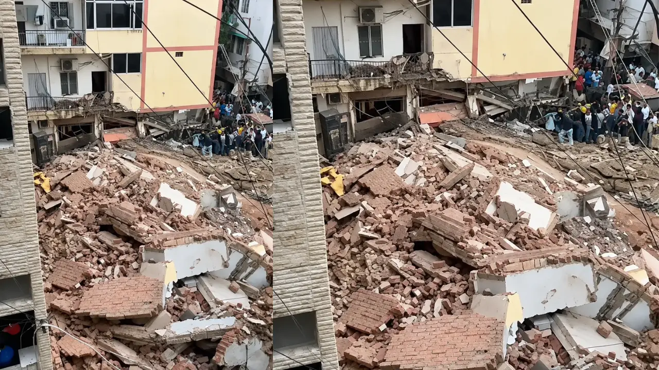 Delhi के सत्य निकेतन में गिरी बिल्डिंग, कई लोगों के फंसे होने की आशंका