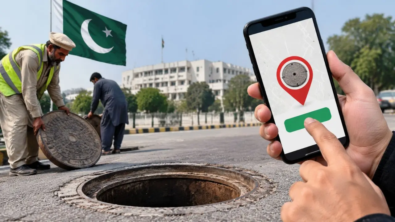 गटर के ढक्कनों की चोरी से परेशान पाकिस्तान सरकार, शुरू किया Dhakkan App