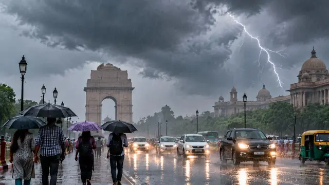 Weather Update: Delhi-UP समेत 10 राज्यों में बारिश, आंधी-तूफान का IMD अलर्ट