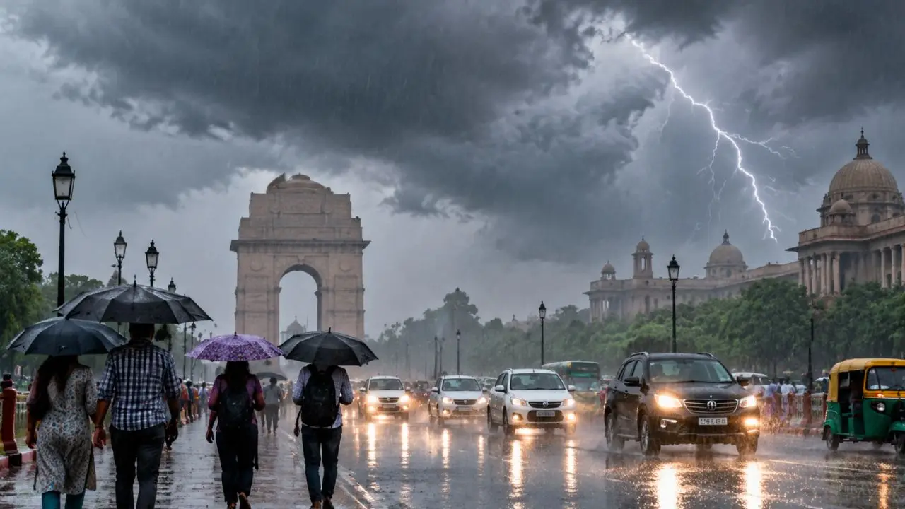 Weather Update: Delhi-UP समेत 10 राज्यों में बारिश, आंधी-तूफान का IMD अलर्ट