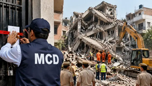 Delhi Building Collapse: 4 मंजिल से ऊंची Illegal Buildings को सील करेगी MCD