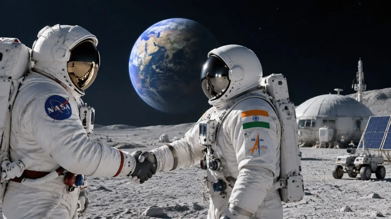 चांद पर Base बनाने की तैयारी, NASA ने ISRO को दिया बड़ा ऑफर