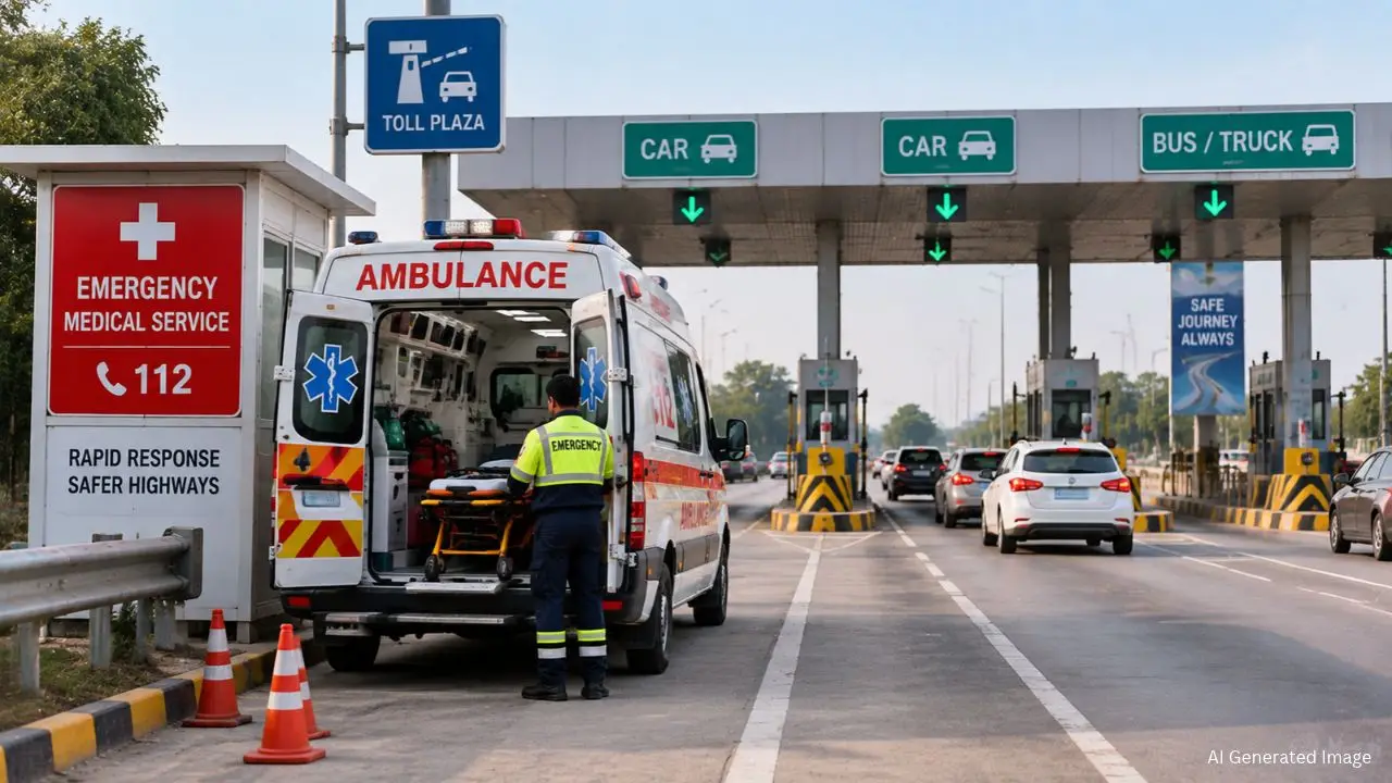 अब हर Toll Plaza पर मिलेगी एंबुलेंस सर्विस, National Highway पर बढ़ेगी सुरक्षा