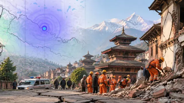 नेपाल में फिर आया भूकंप, 5.0 तीव्रता के झटकों से हिली धरती