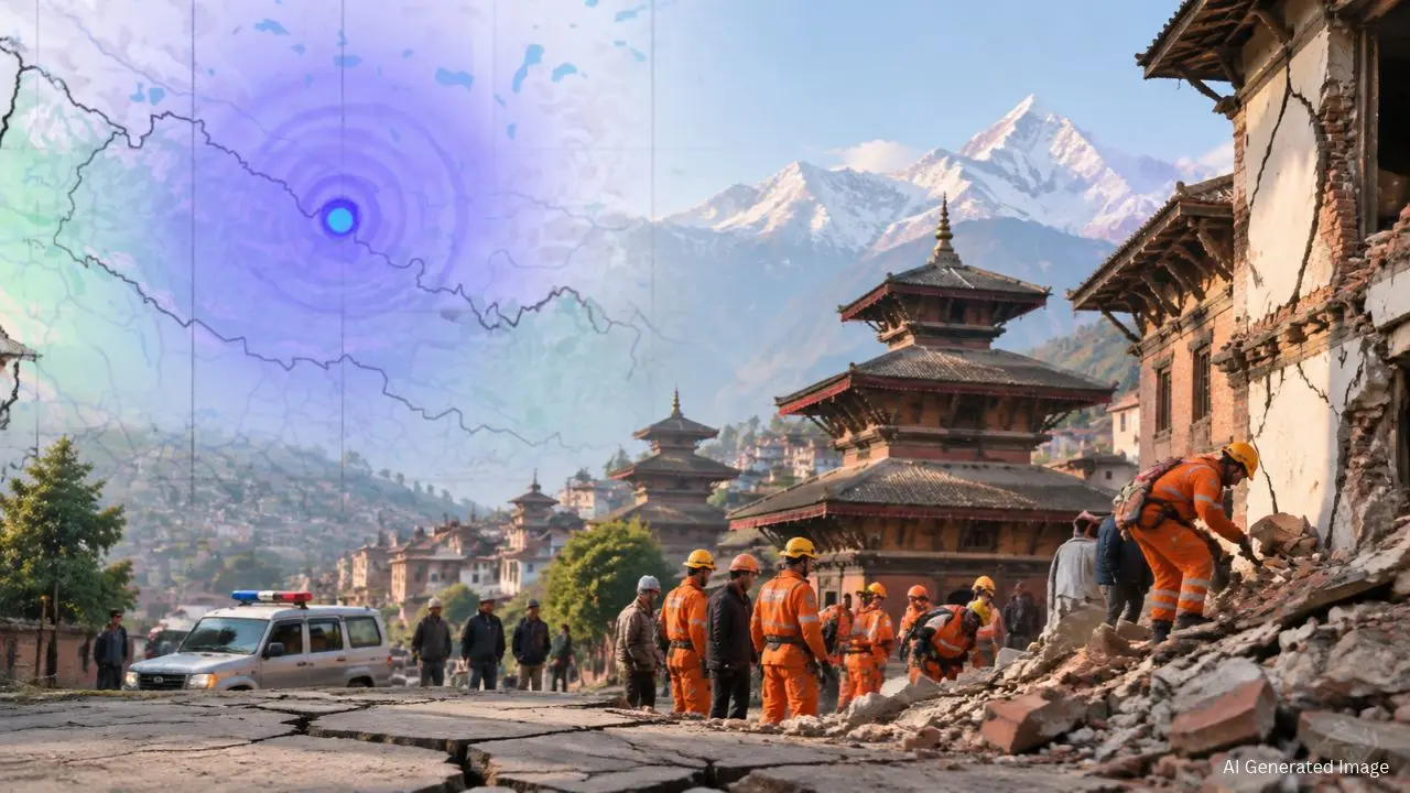 नेपाल में फिर आया भूकंप, 5.0 तीव्रता के झटकों से हिली धरती