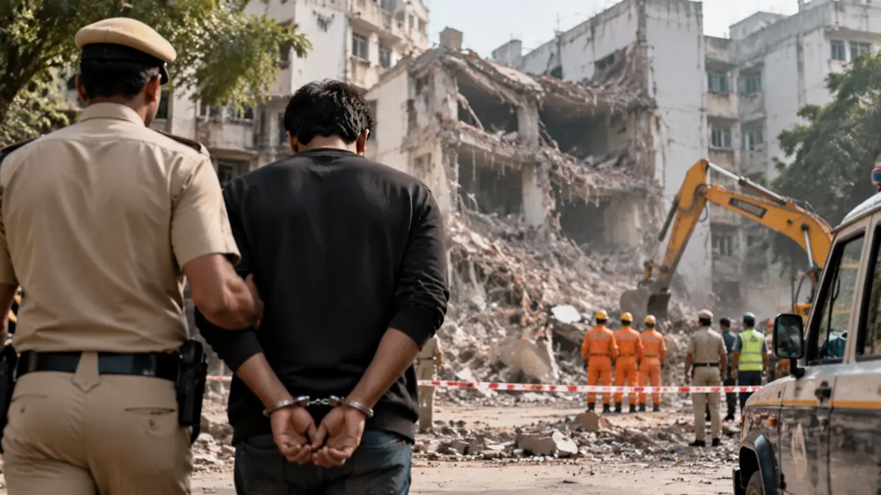 Satya Niketan Building Collapse मामले में PG Operator Sudhanshu अरेस्ट
