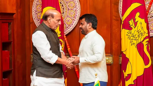 Sri Lanka के राष्ट्रपति से मिले Rajnath Singh, कई बड़े मुद्दों पर हुई चर्चा