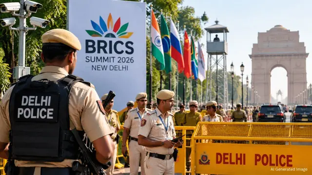 BRICS Summit से पहले दिल्ली में कड़ी निगरानी, दिल्ली पुलिस के 15000 जवान तैनात