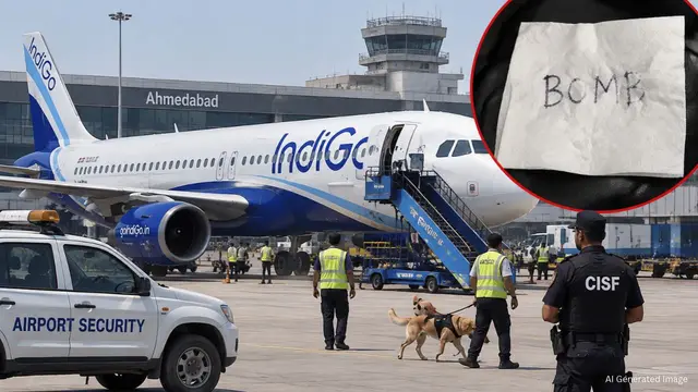 IndiGo Flight में टिश्यू पेपर पर लिखा था BOMB, करानी पड़ी Emergency Landing
