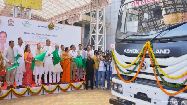 MCD ने South Delhi में शुरू किए 176 Electric Sanitation Vehicles